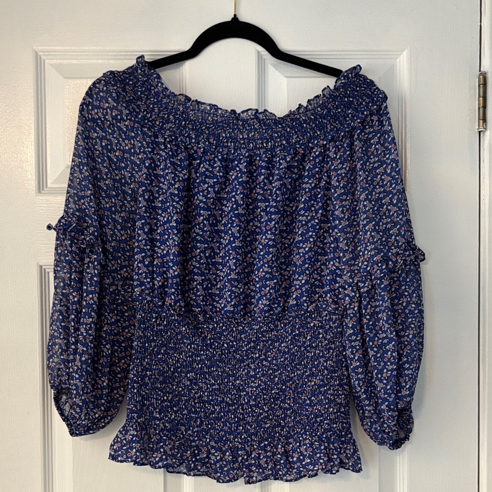 Max Studio Rushed Top Size Large